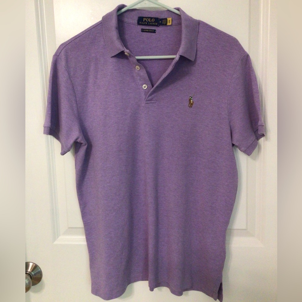 Ralph Lauren Men's Lavender Polo Shirt